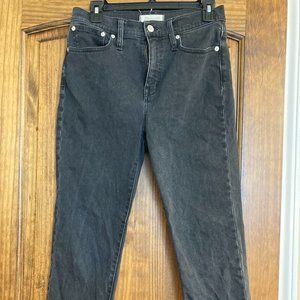 MADEWELL Black Cropped Jeans Size 26P